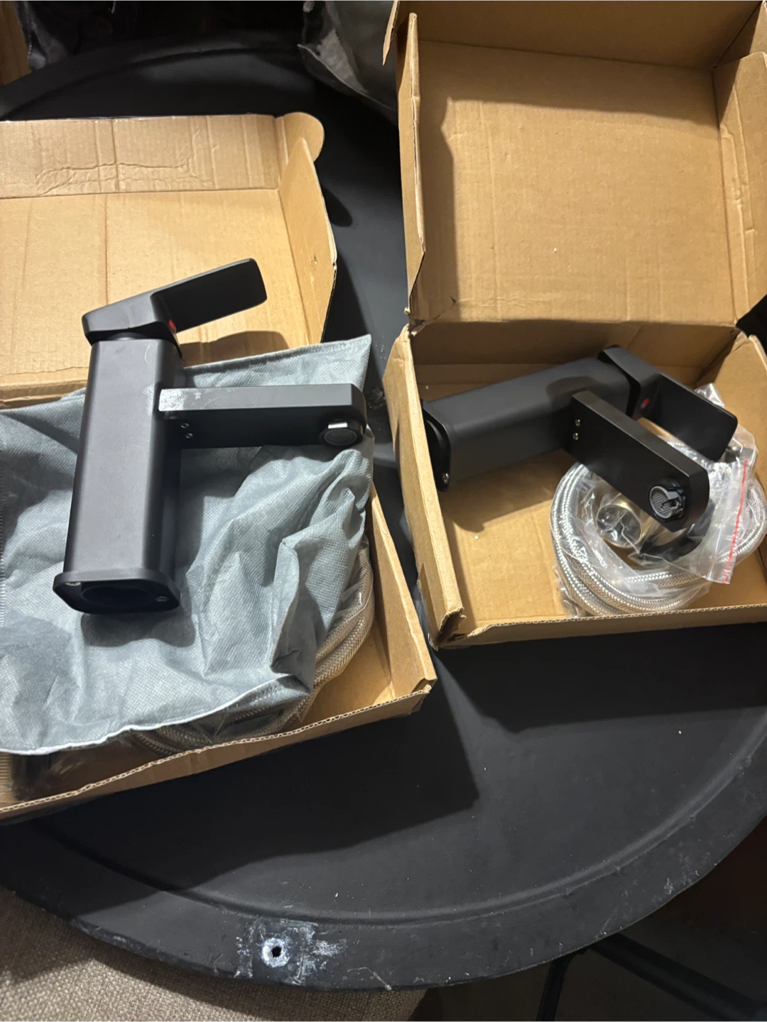 Two Matte Black Bathroom Faucets - photo 2