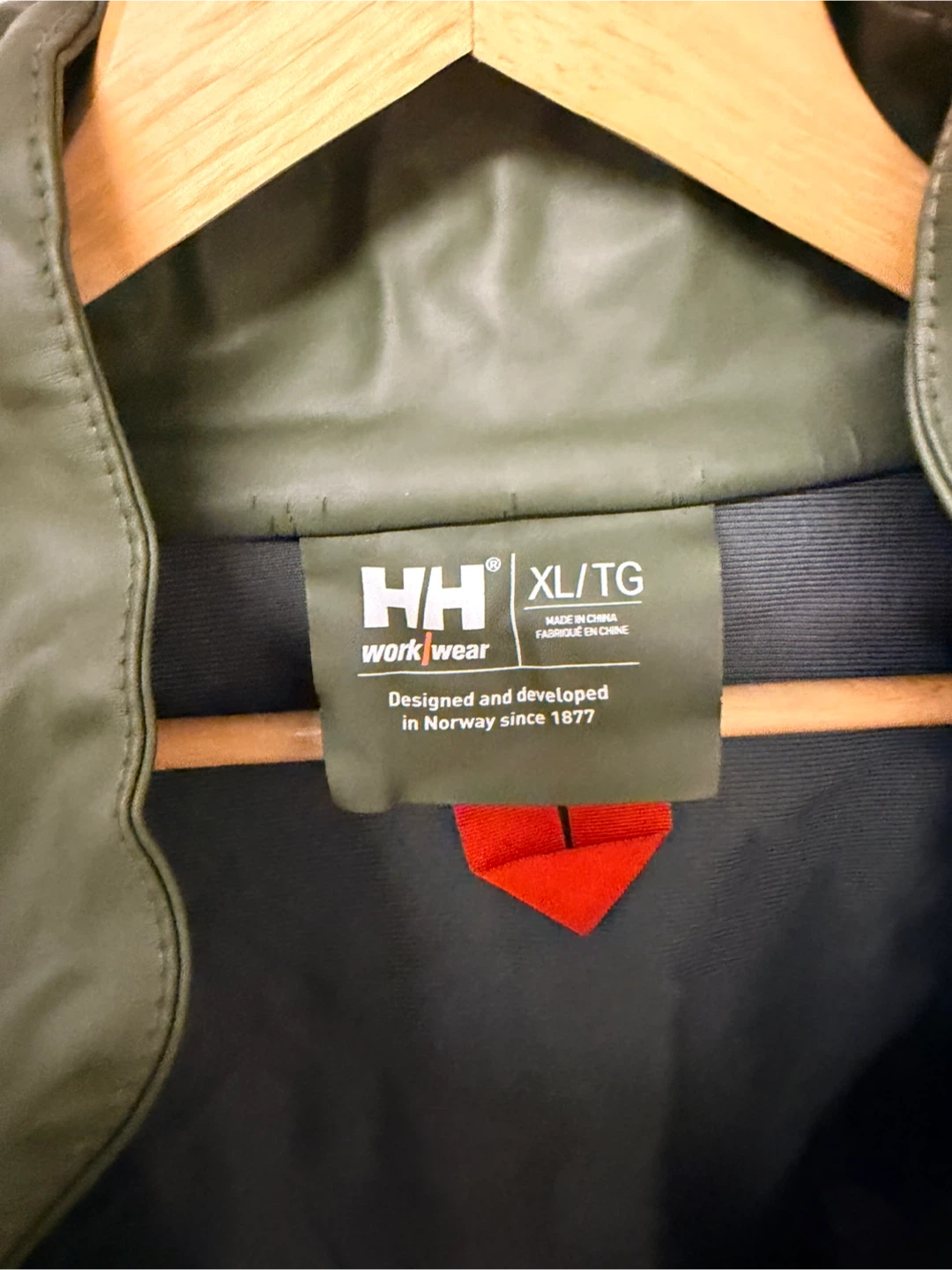 Helly Hansen Workwear Rain Jacket - Olive Green - photo 2