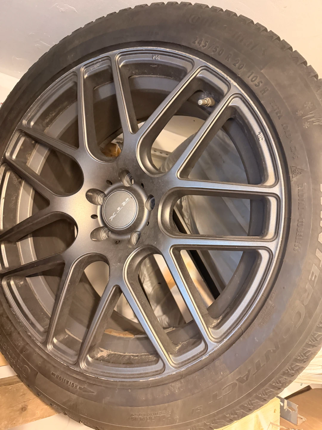 RTX Wheels with Continental Tires 245/50 R20