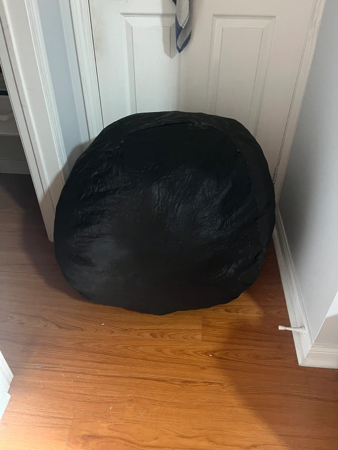 Black Bean Bag Chair without cover