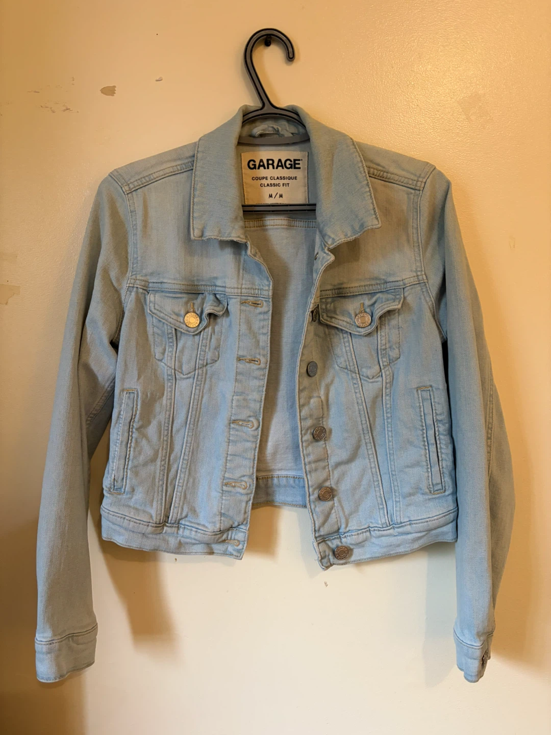 Garage Classic Fit Denim Jacket - Light Wash - photo 2
