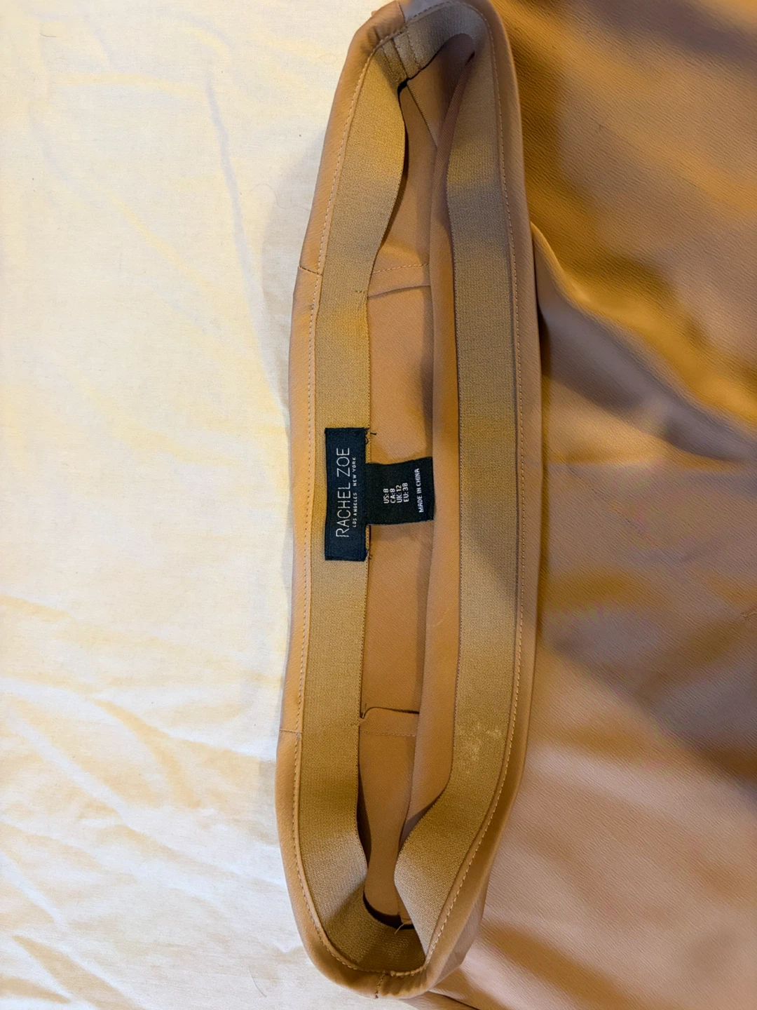 Rachel Zoe Tan Satin Skirt - photo 2