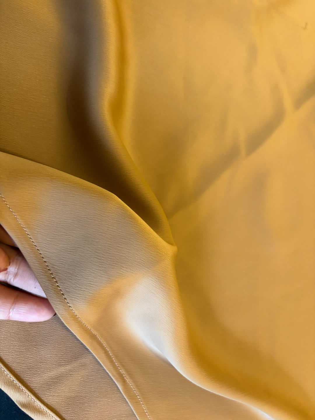 Rachel Zoe Tan Satin Skirt - photo 4