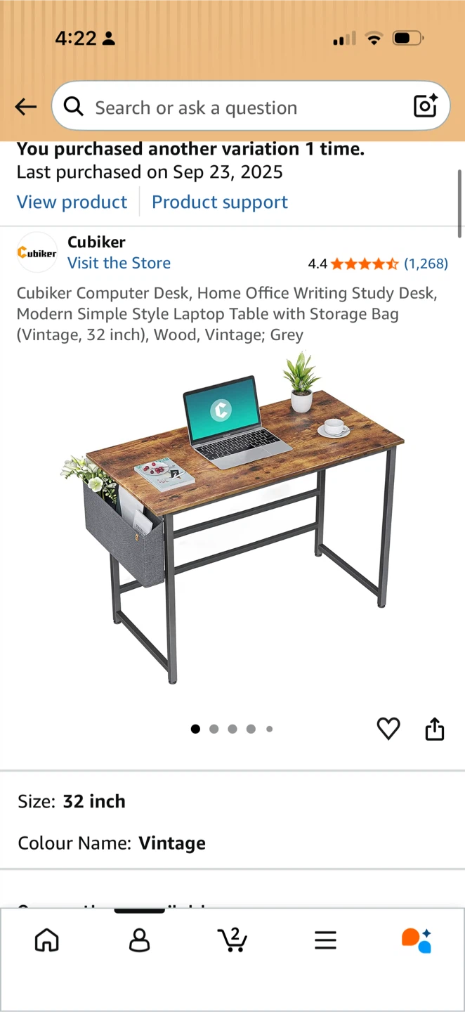 Cubiker Computer Desk 32-inch - photo 2