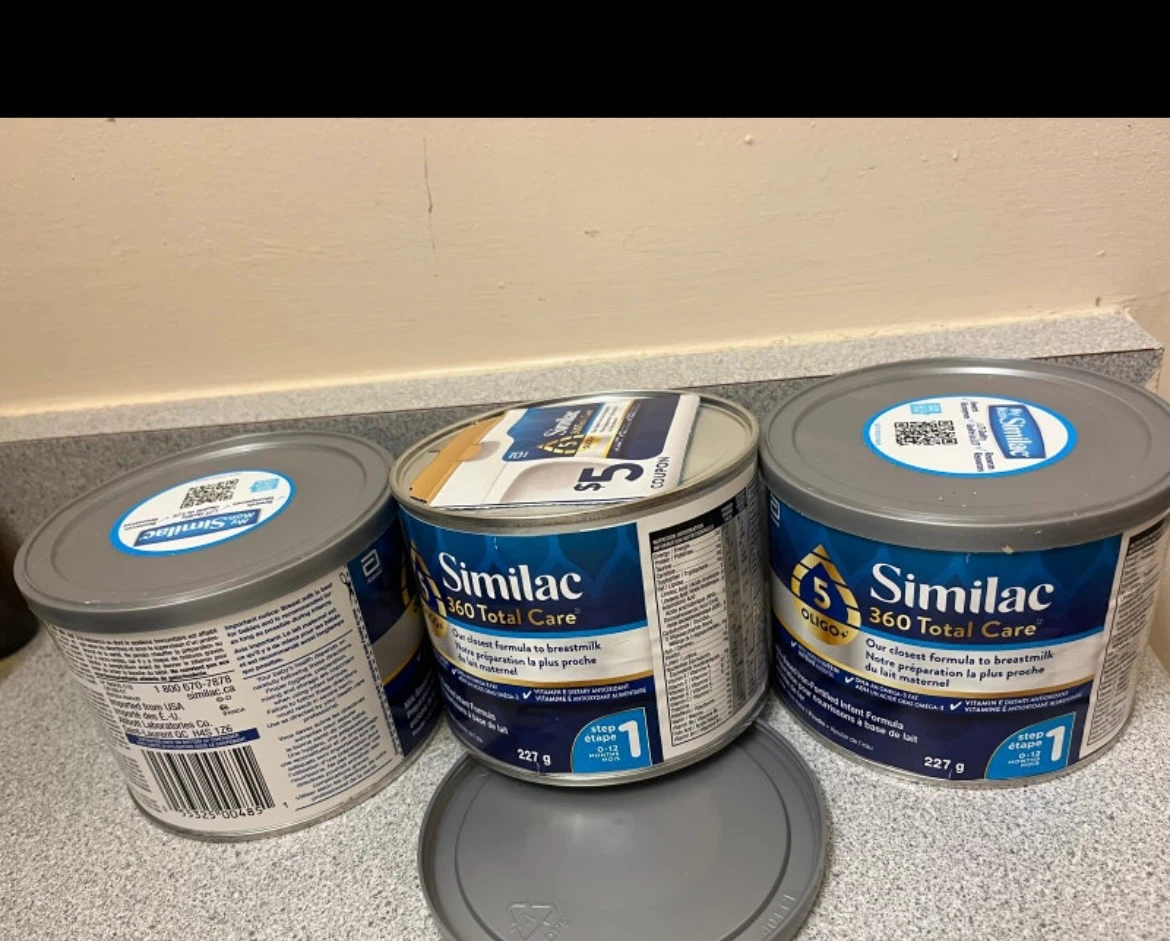 3 Cans of Similac 360 Total Care Step 1