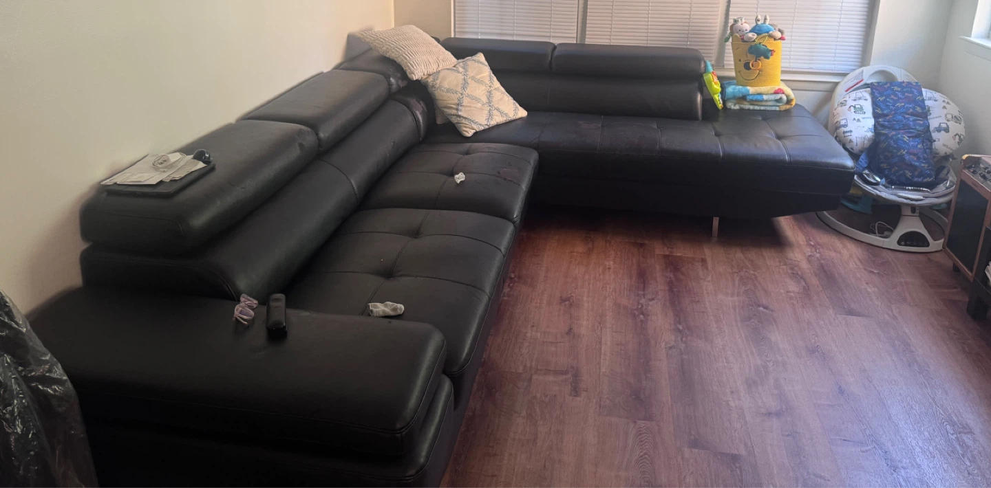 Black Sectional Sofa