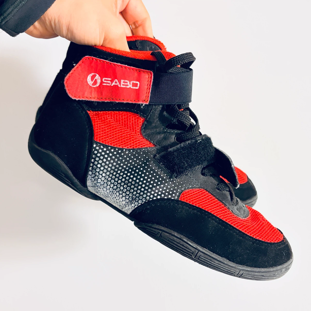 SABO Deadlift Shoes Unisex Powerlifting Size 37 | Red & Black - photo 2