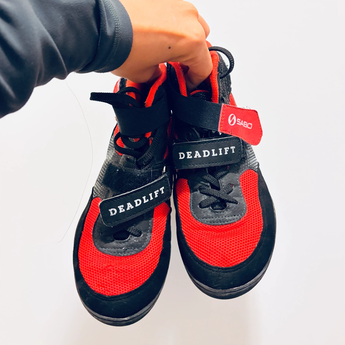 SABO Deadlift Shoes Unisex Powerlifting Size 37 | Red & Black - photo 3