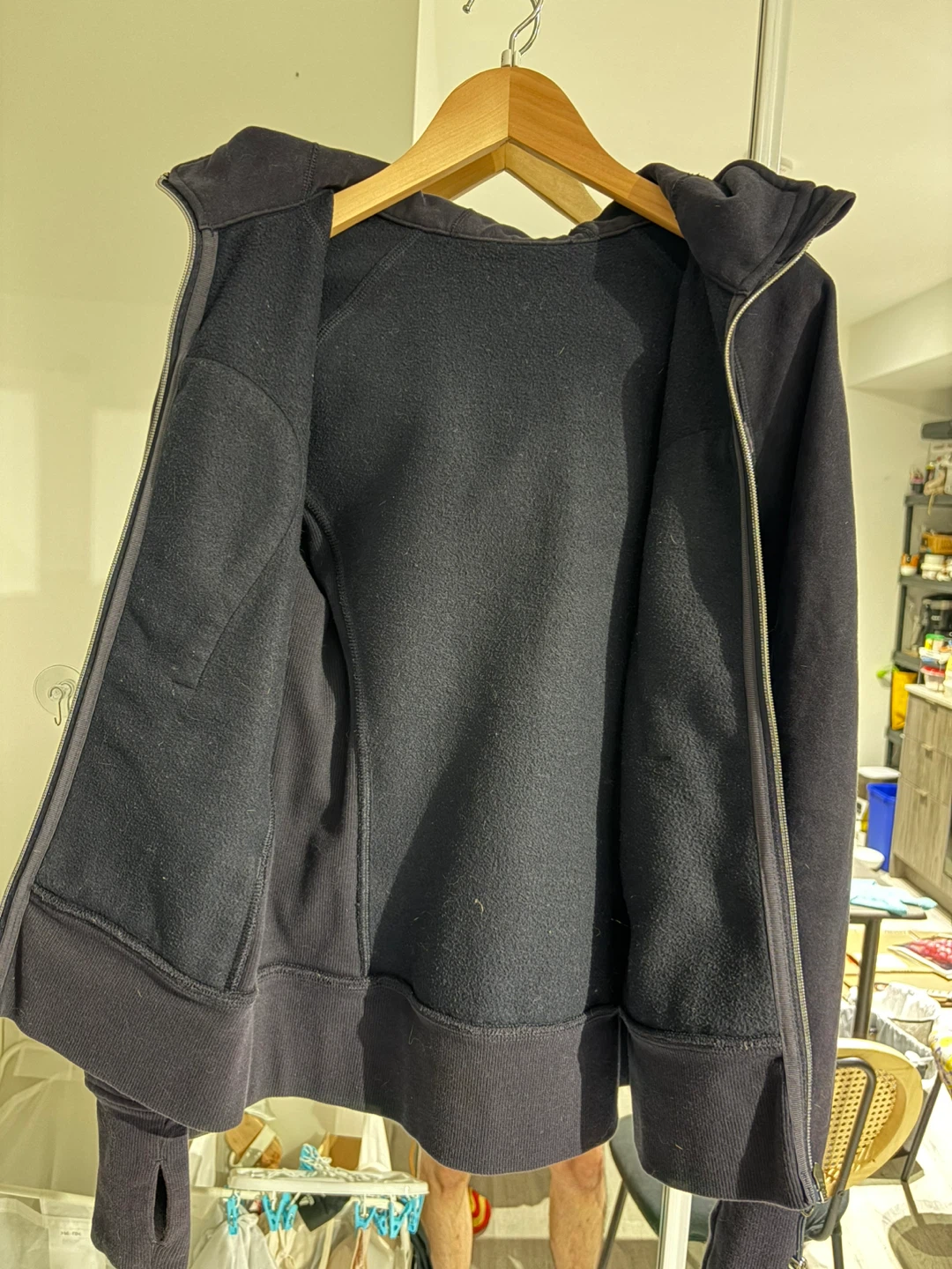 Lululemon Full Zip Hoodie Black Size 6 - photo 2