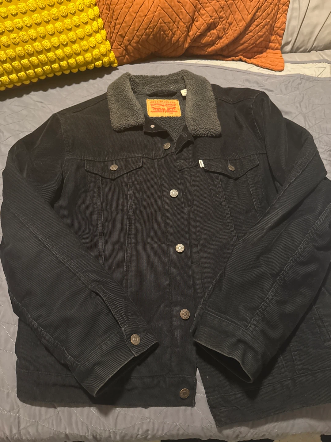 Levi's Black Corduroy Sherpa Jacket - photo 2