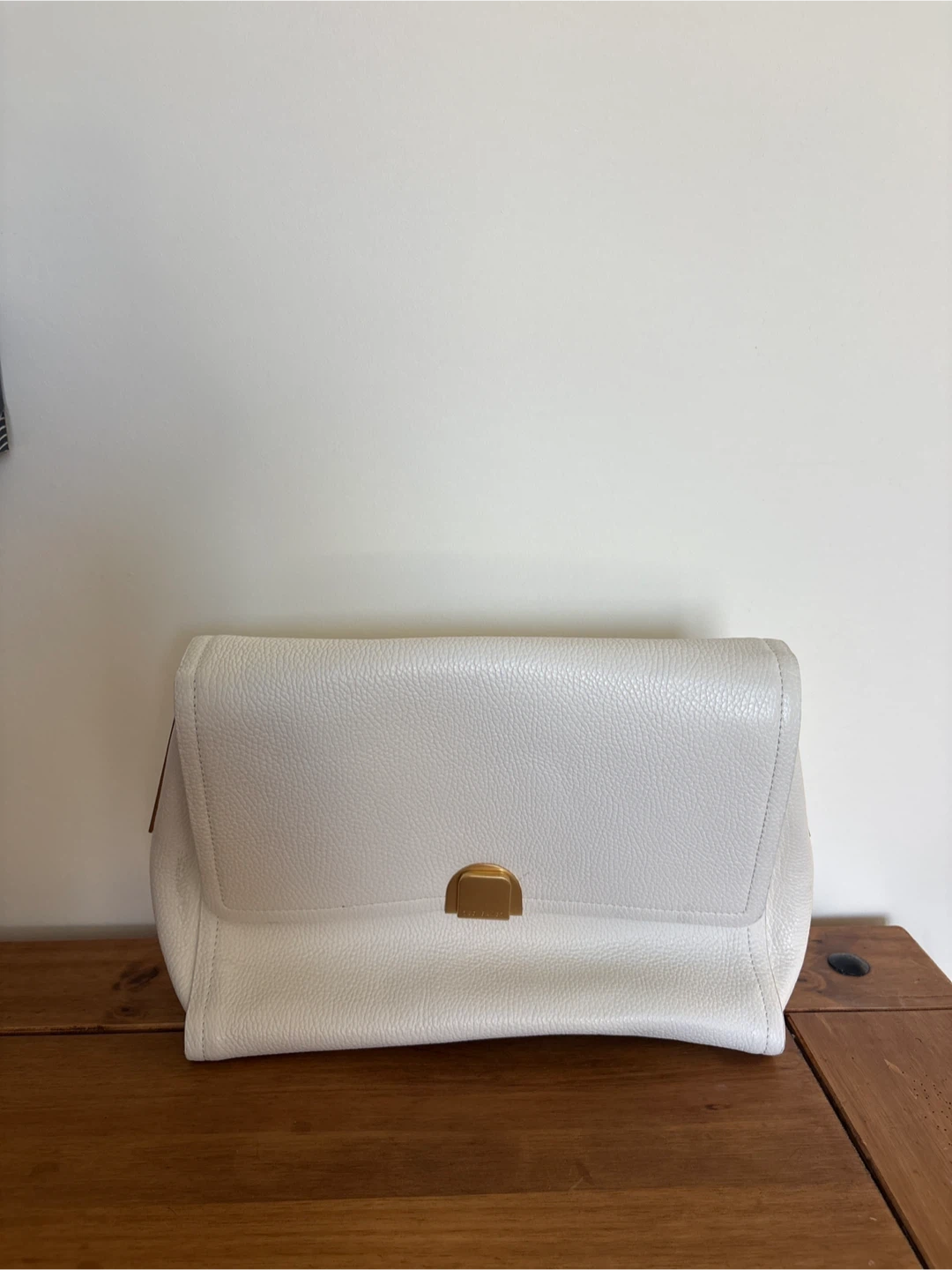 Ted Baker White Leather Shoulder Bag