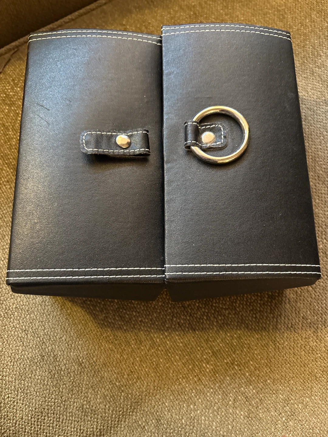 Black Jewellery and Watch Organizer Box
