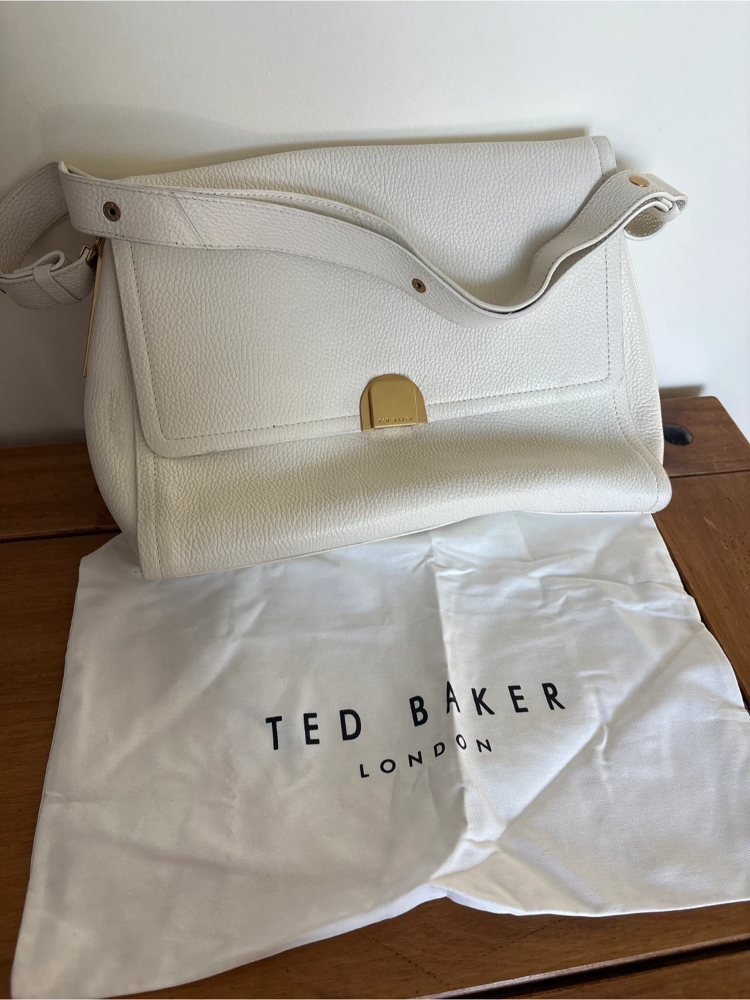 Ted Baker White Leather Shoulder Bag - photo 4