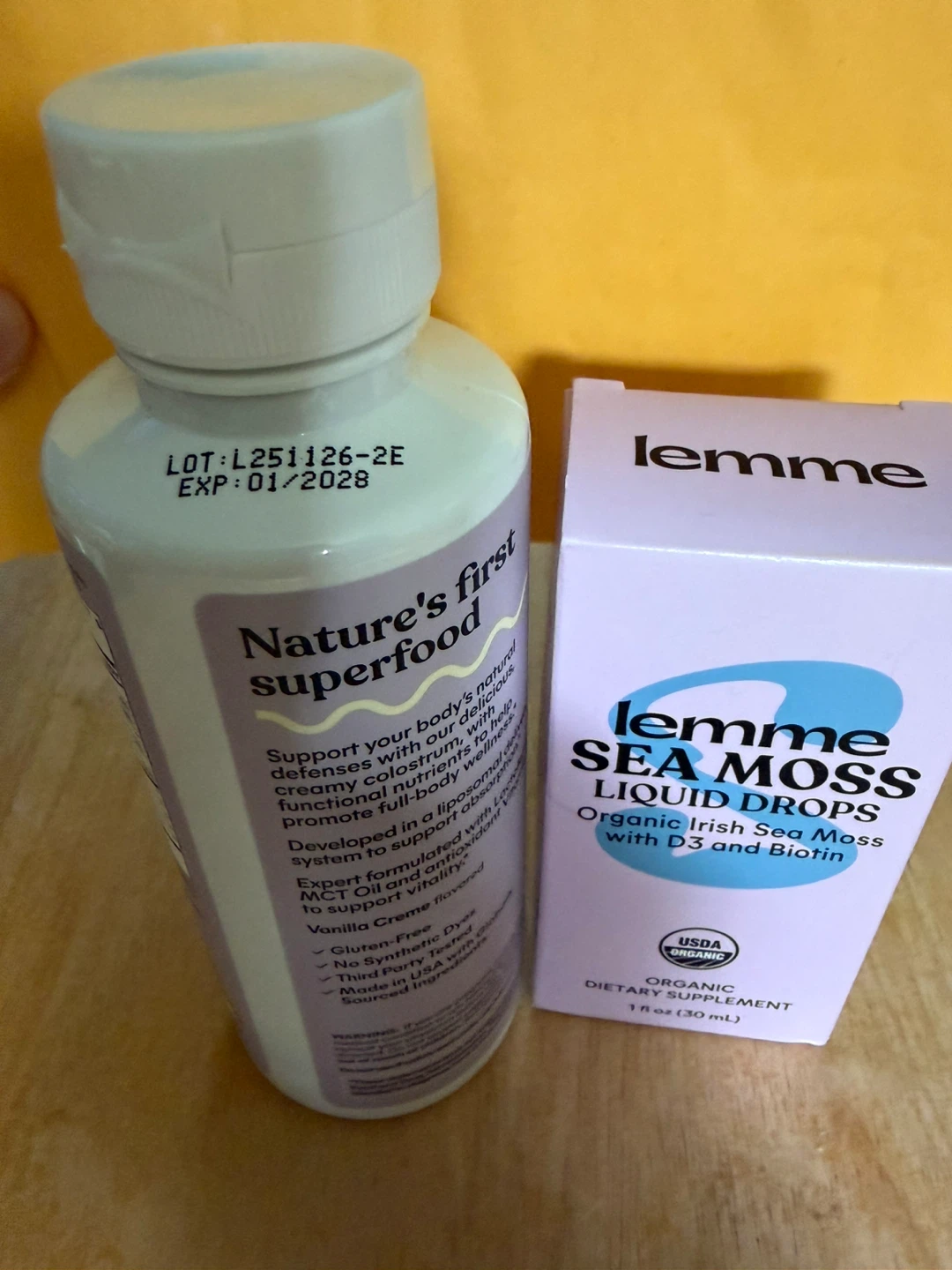 Lemme Colostrum and Sea Moss Liquid Supplements - photo 2