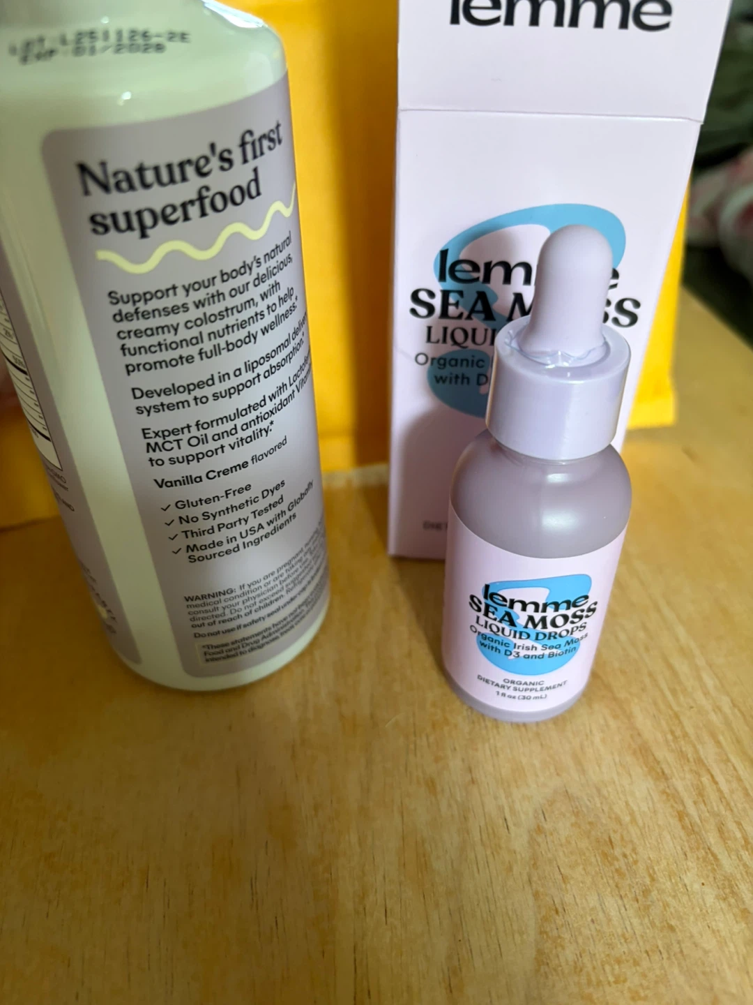 Lemme Colostrum and Sea Moss Liquid Supplements - photo 3