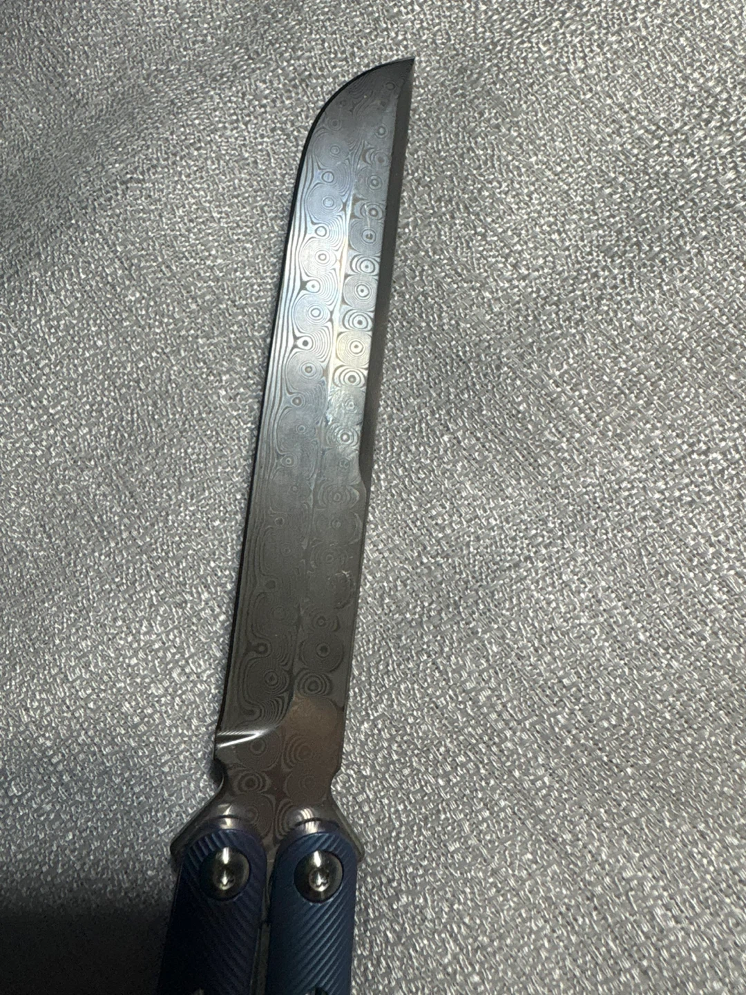 BBKS Balisong Butterfly Knife Blue - photo 4