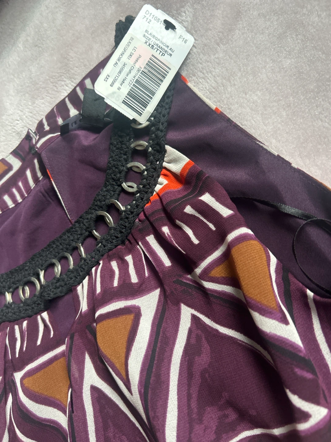 Printed Chiffon Halter Top - photo 2
