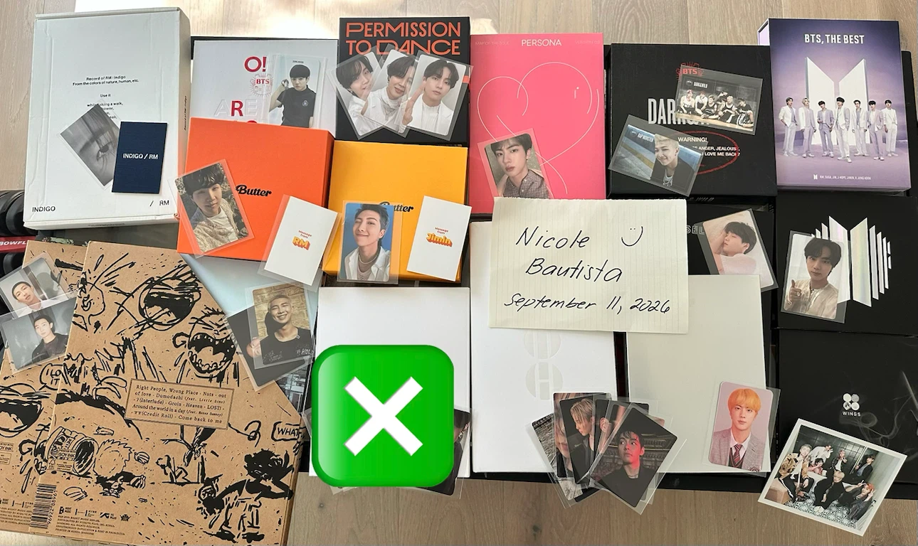 Large Collection of BTS Albums and Photo Cards