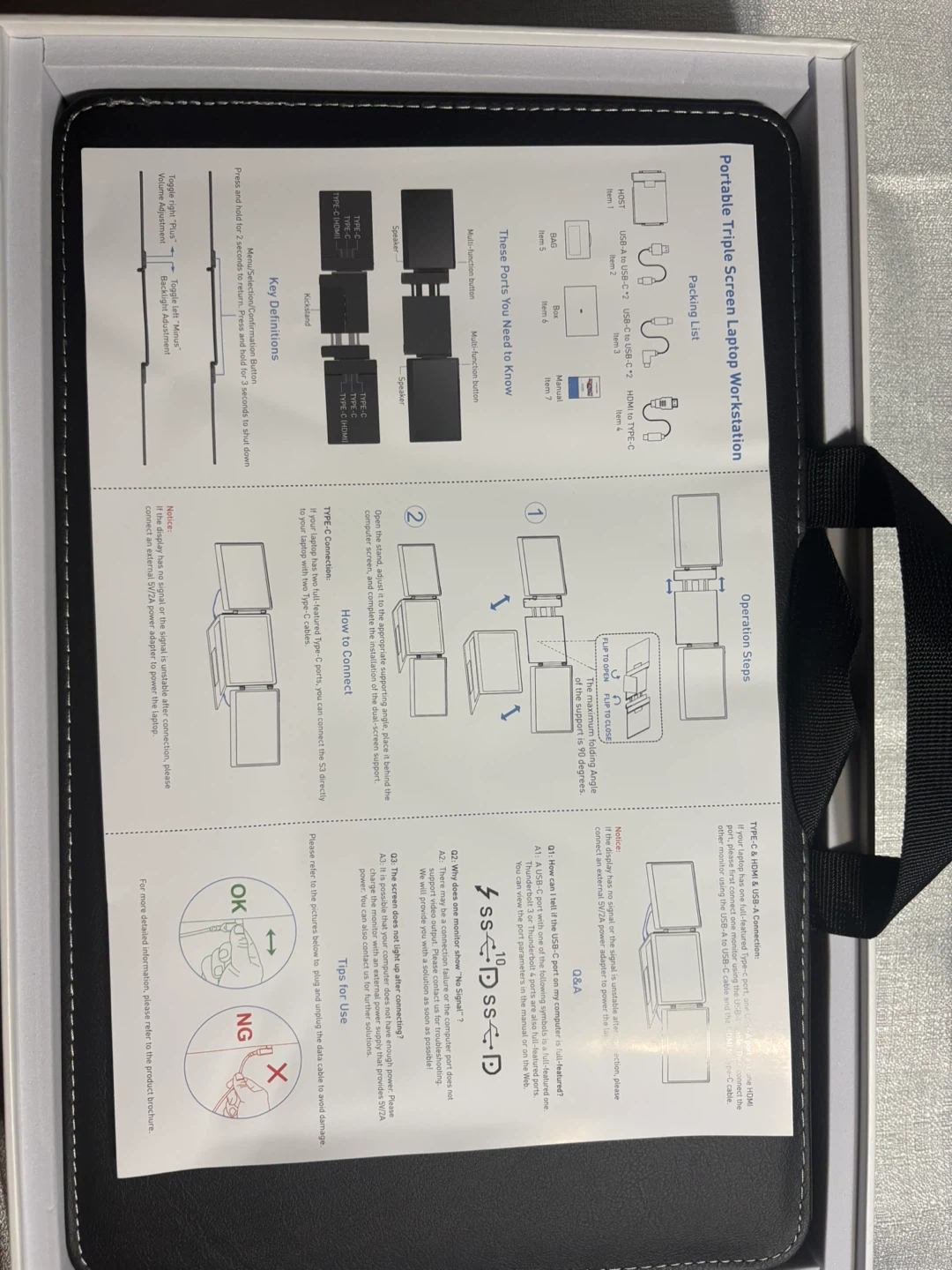 S3 Portable Triple Screen Laptop Workstation - photo 5