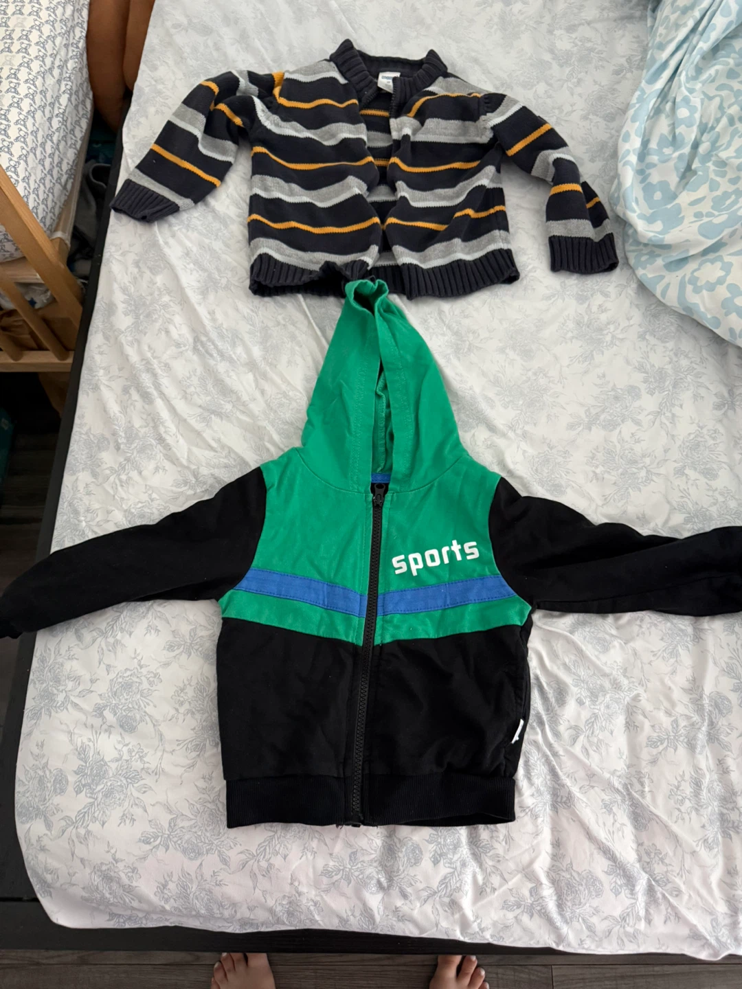Two toddler hoodies( for 2 years)