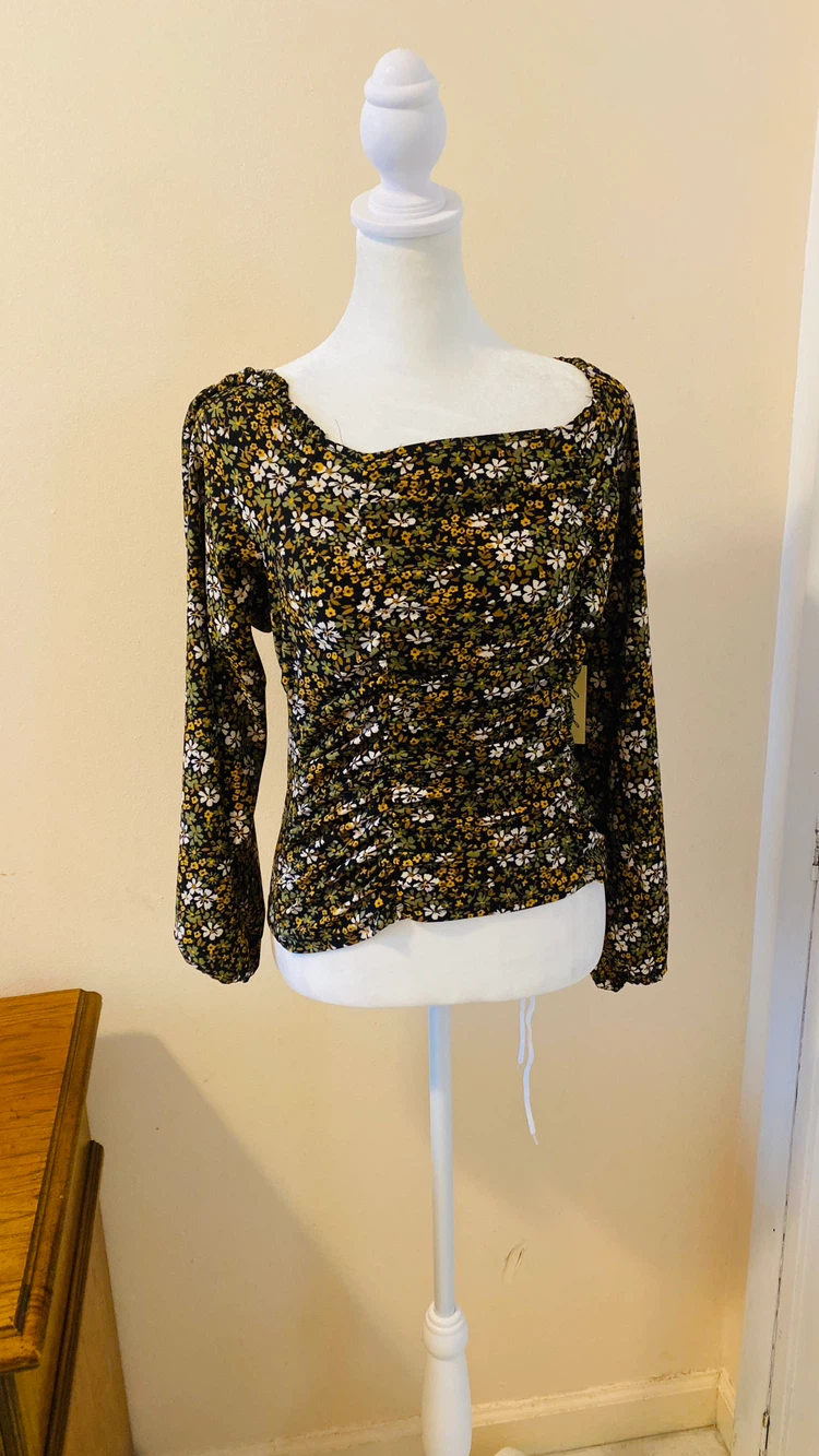 Liberty love y2k floral top size large
