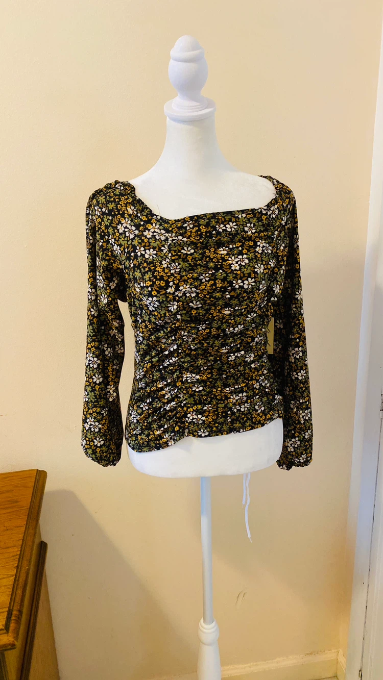 Liberty love y2k floral top size large - photo 2