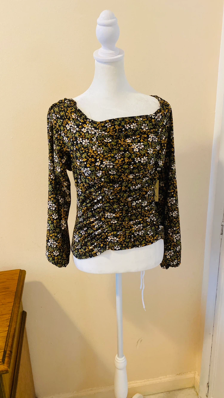 Liberty love y2k floral top size large - photo 3