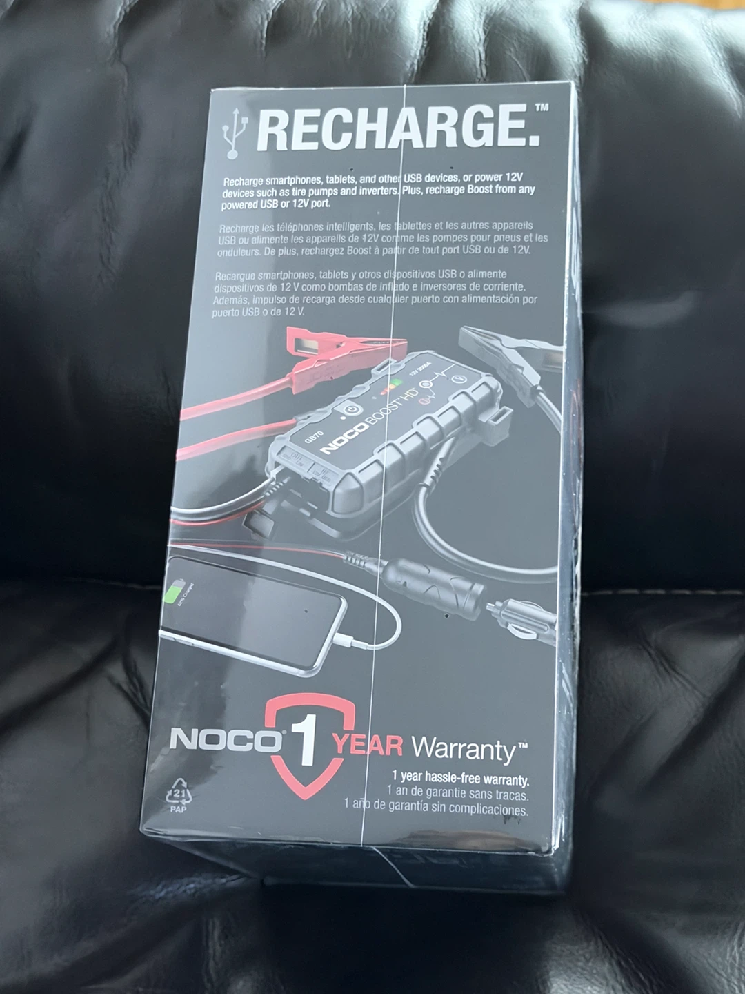 NOCO Boost HD GB70 2000A Jump Starter - photo 3