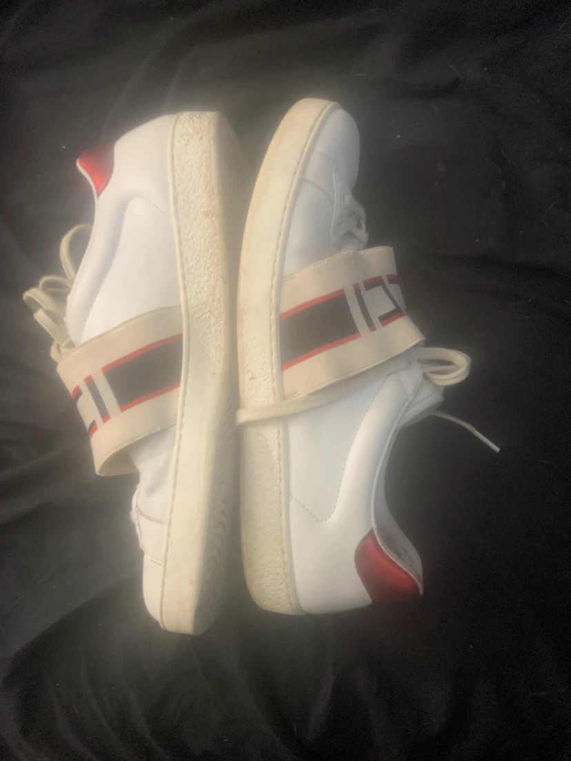 Gucci White Leather Sneakers size 9 - photo 4