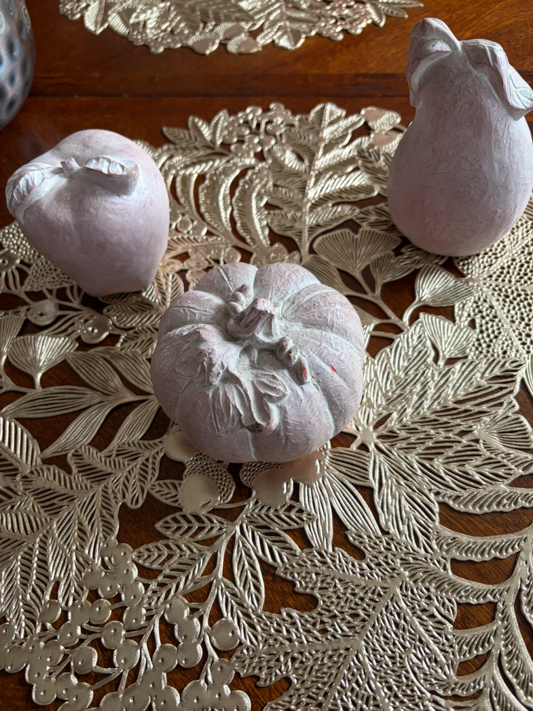 Set of 3 Decorative Fruit and Pumpkin  isabel bloom