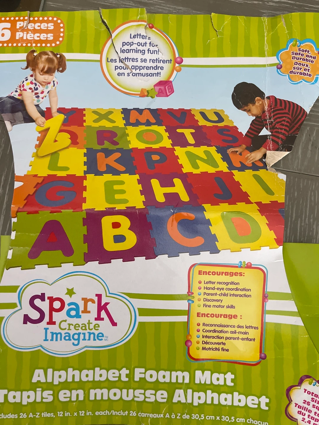 Spark Create Imagine Alphabet Foam Mat