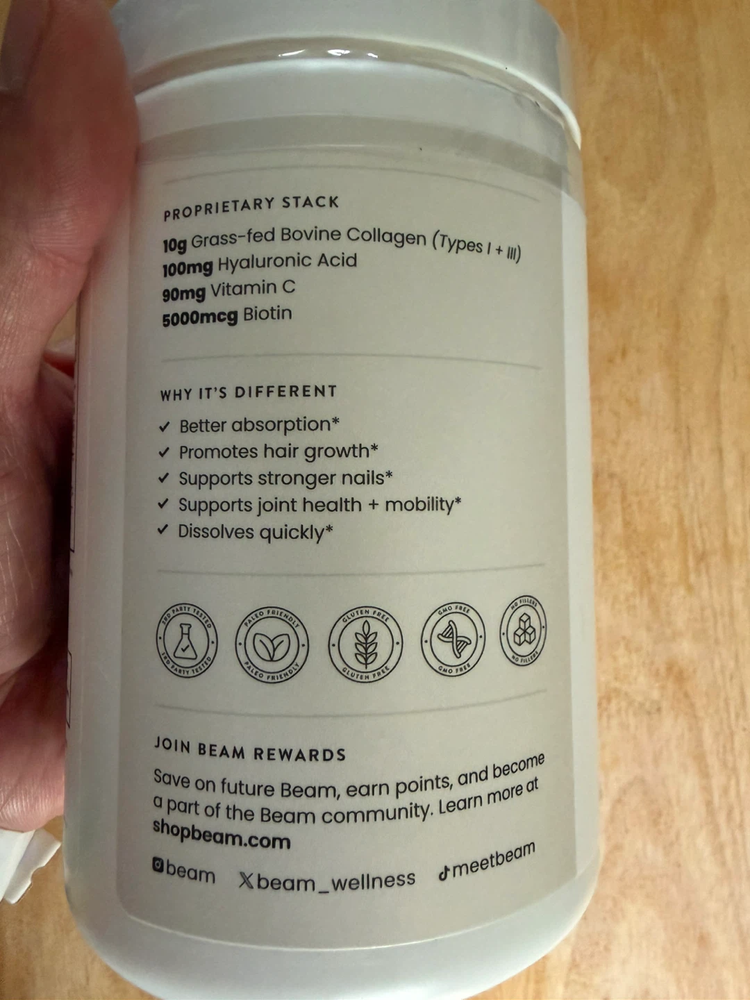Beam Collagen Dietary Supplement Unflavored - photo 2