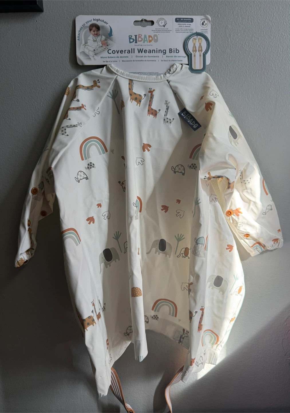 BIBaDO Coverall Weaning Bib - Serengeti Spaghetti - photo 2
