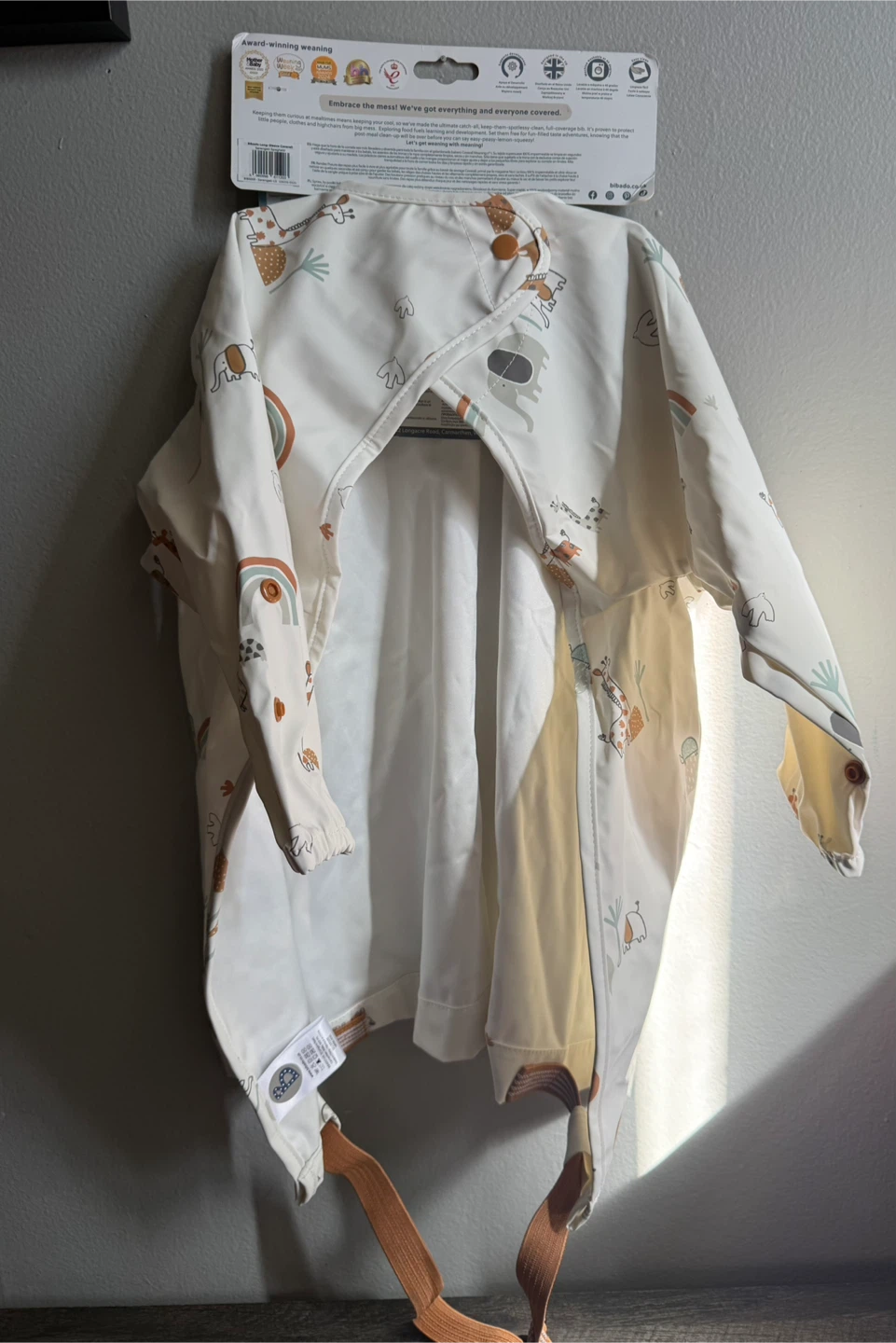 BIBaDO Coverall Weaning Bib - Serengeti Spaghetti - photo 3