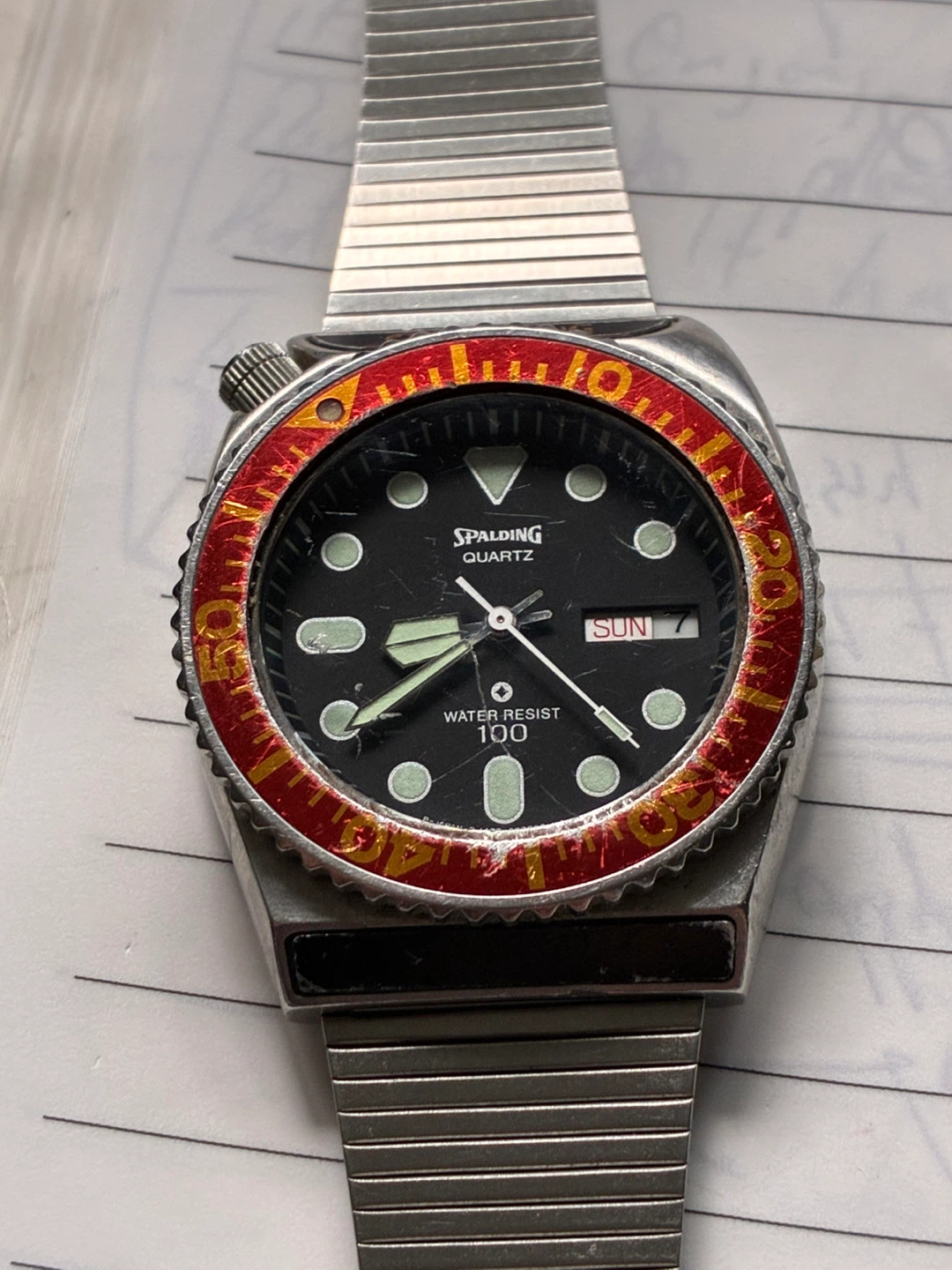 Rare Spalding / citizen Quartz Men's Watch - photo 3
