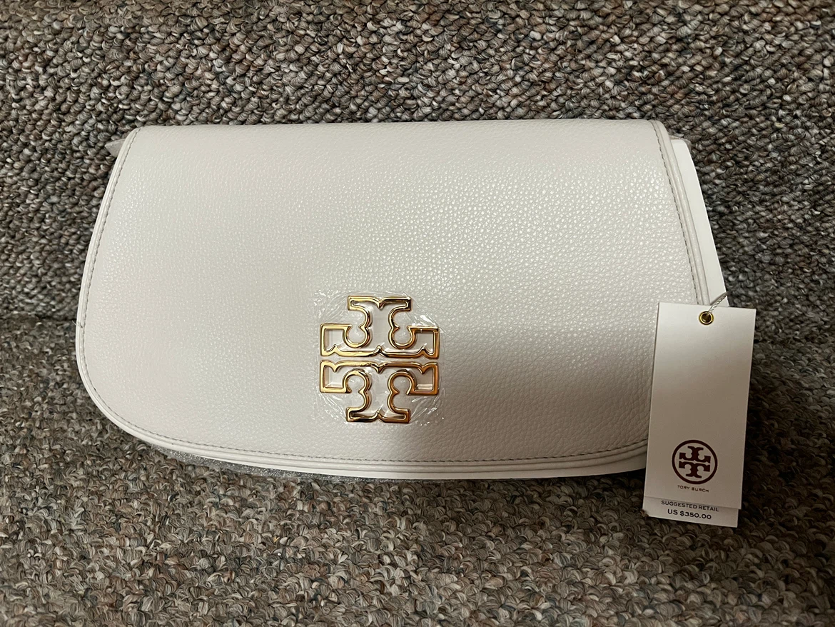 NEW Tory Burch White Leather Crossbody Bag – NWT