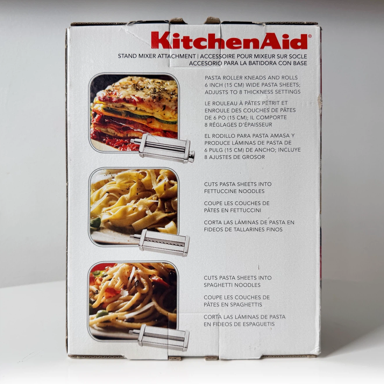 NEW in Box KitchenAid 3-Piece Stand Mixer Pasta Attachment Set - photo 3