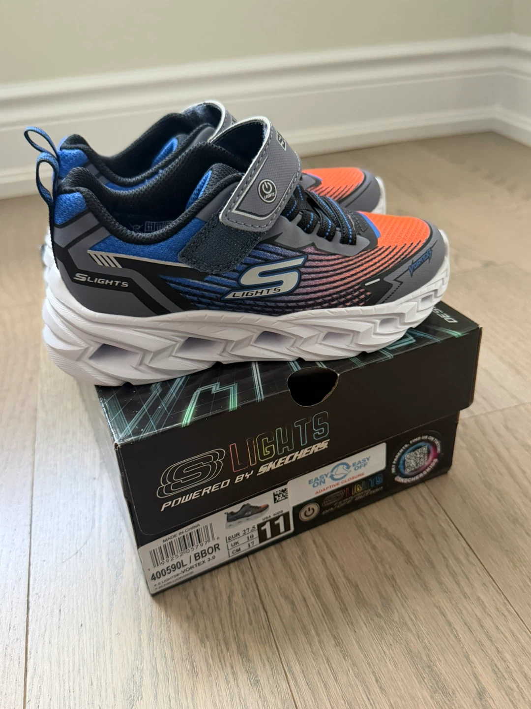 Skechers S-Lights Vortex 3.0 Kids Shoes