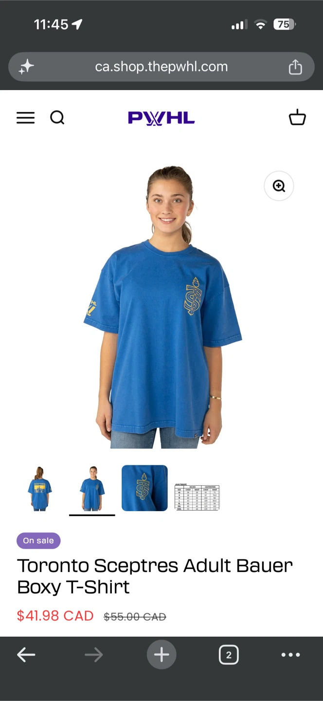 Toronto Sceptres Boxy T-Shirt - photo 2