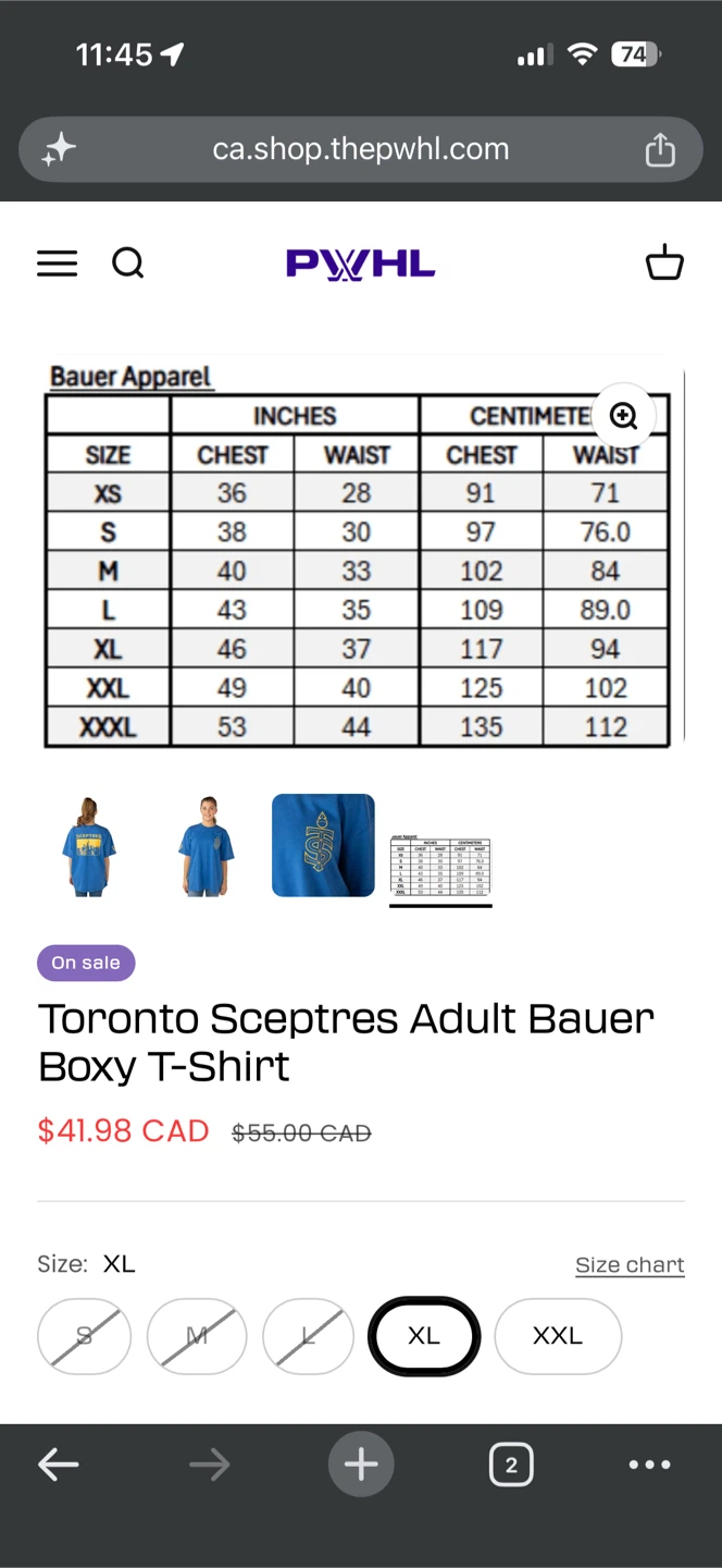 Toronto Sceptres Boxy T-Shirt - photo 4