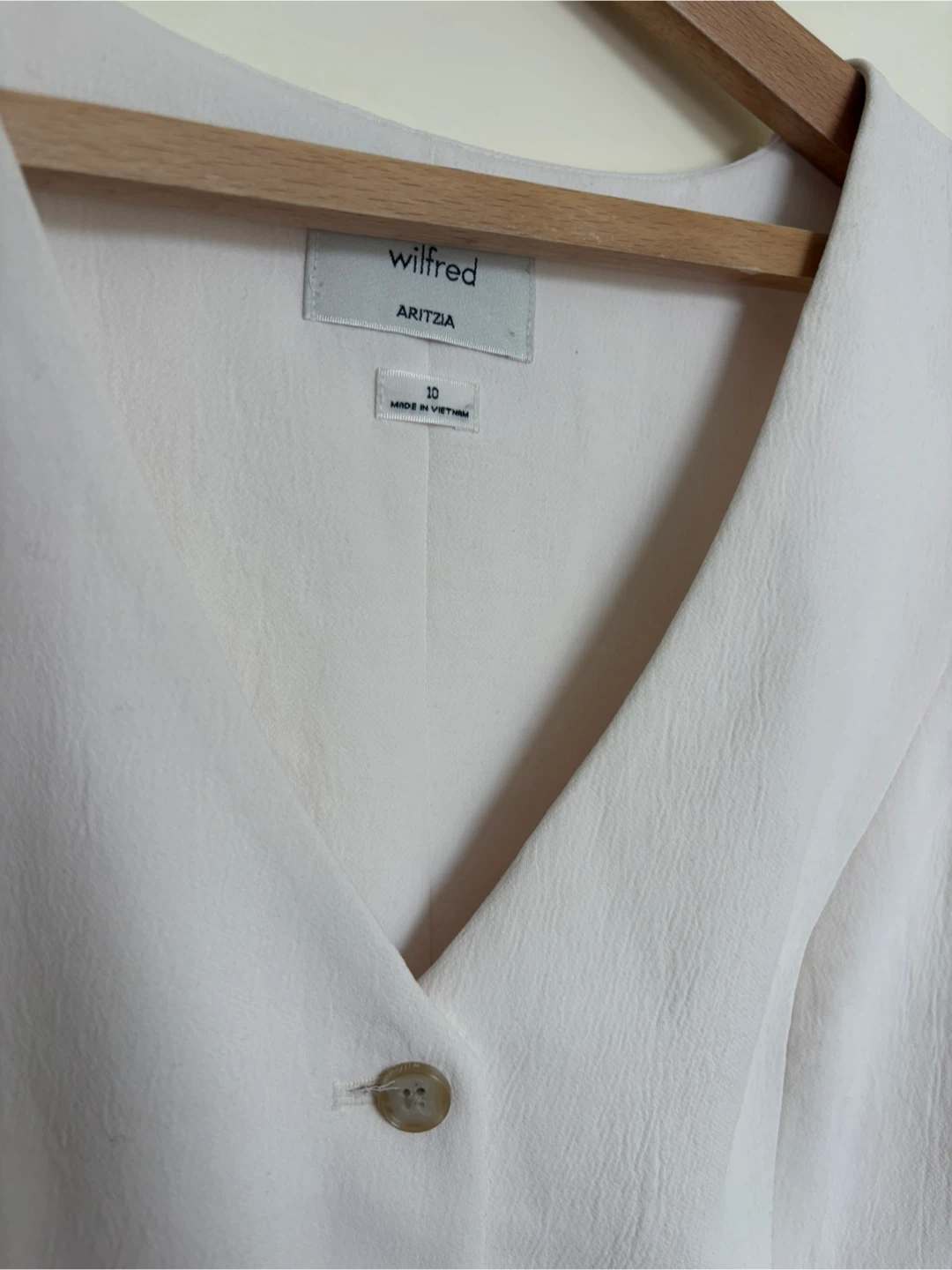 Wilfred White Vest Size 10 - photo 3