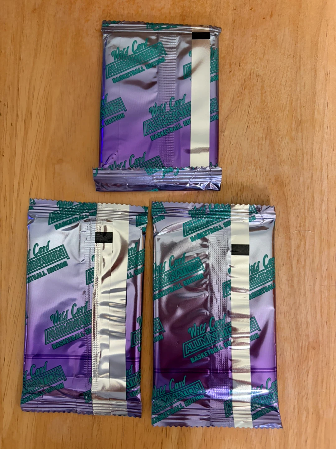 3 Wild Card Alumination Basketball Card Packs - photo 2