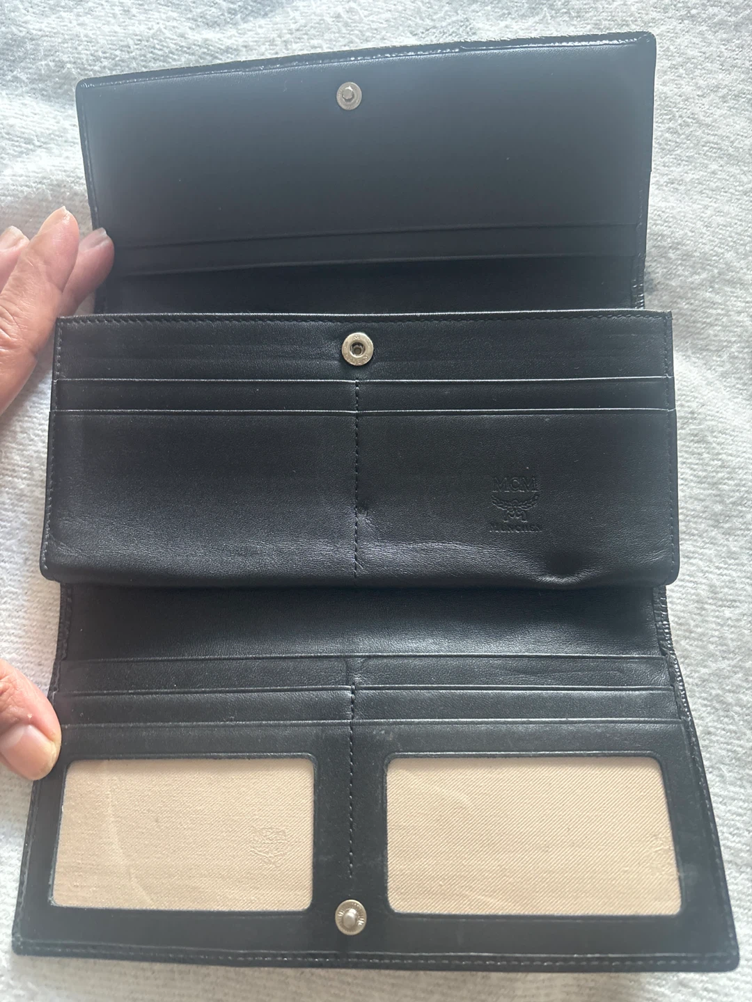 MCM Black Long Wallet - photo 3