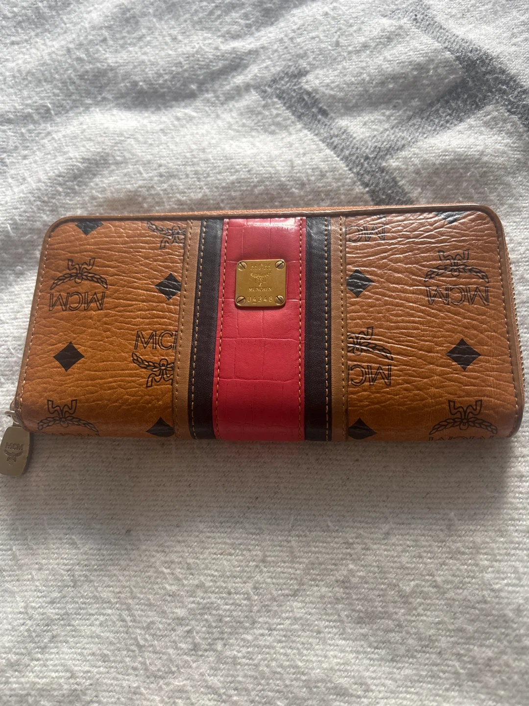 MCM Continental Zip-Around Wallet