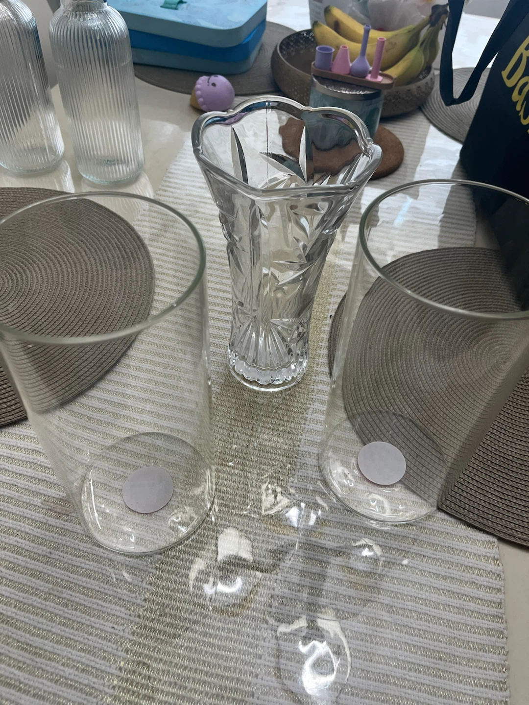 Set of Three Glass Vases - photo 2