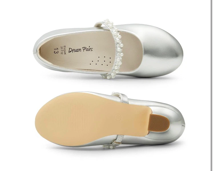 Dream Pairs Girls Silver Mary Jane Shoes - photo 3