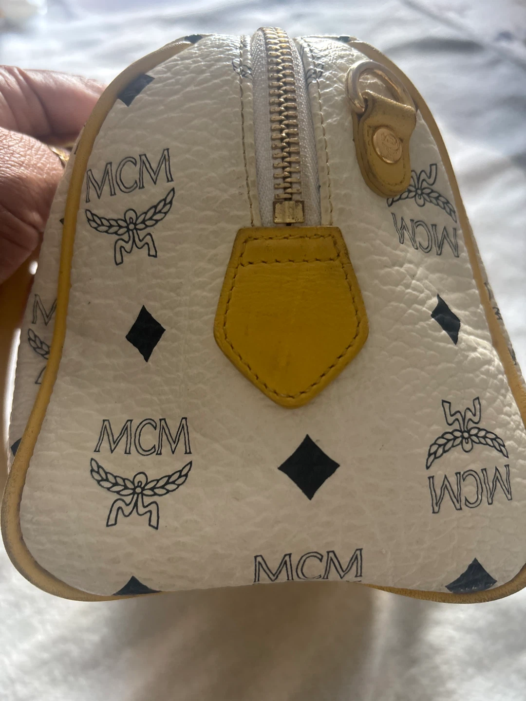 MCM Visetos Monogram Boston Bag - photo 2