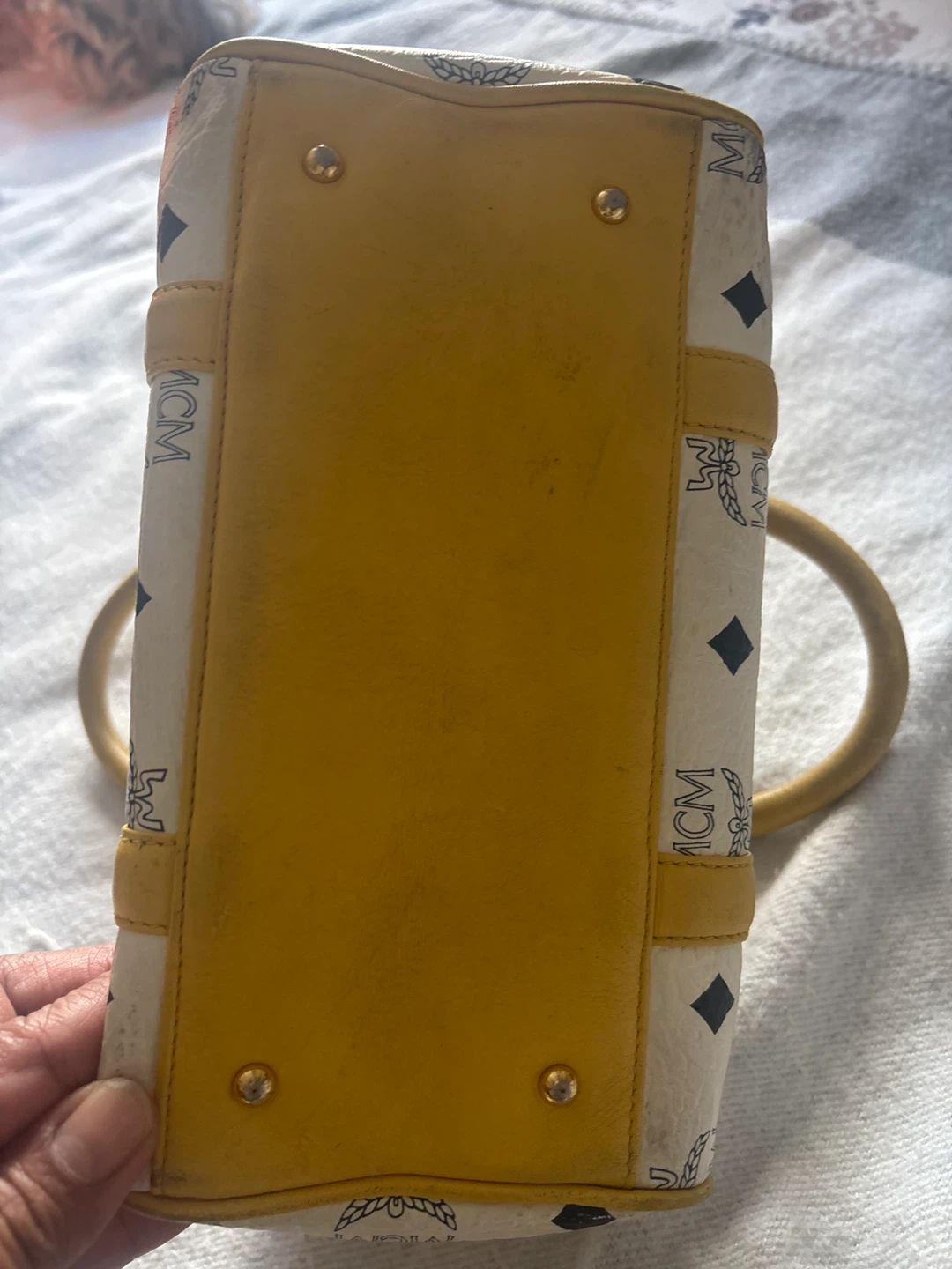 MCM Visetos Monogram Boston Bag - photo 4
