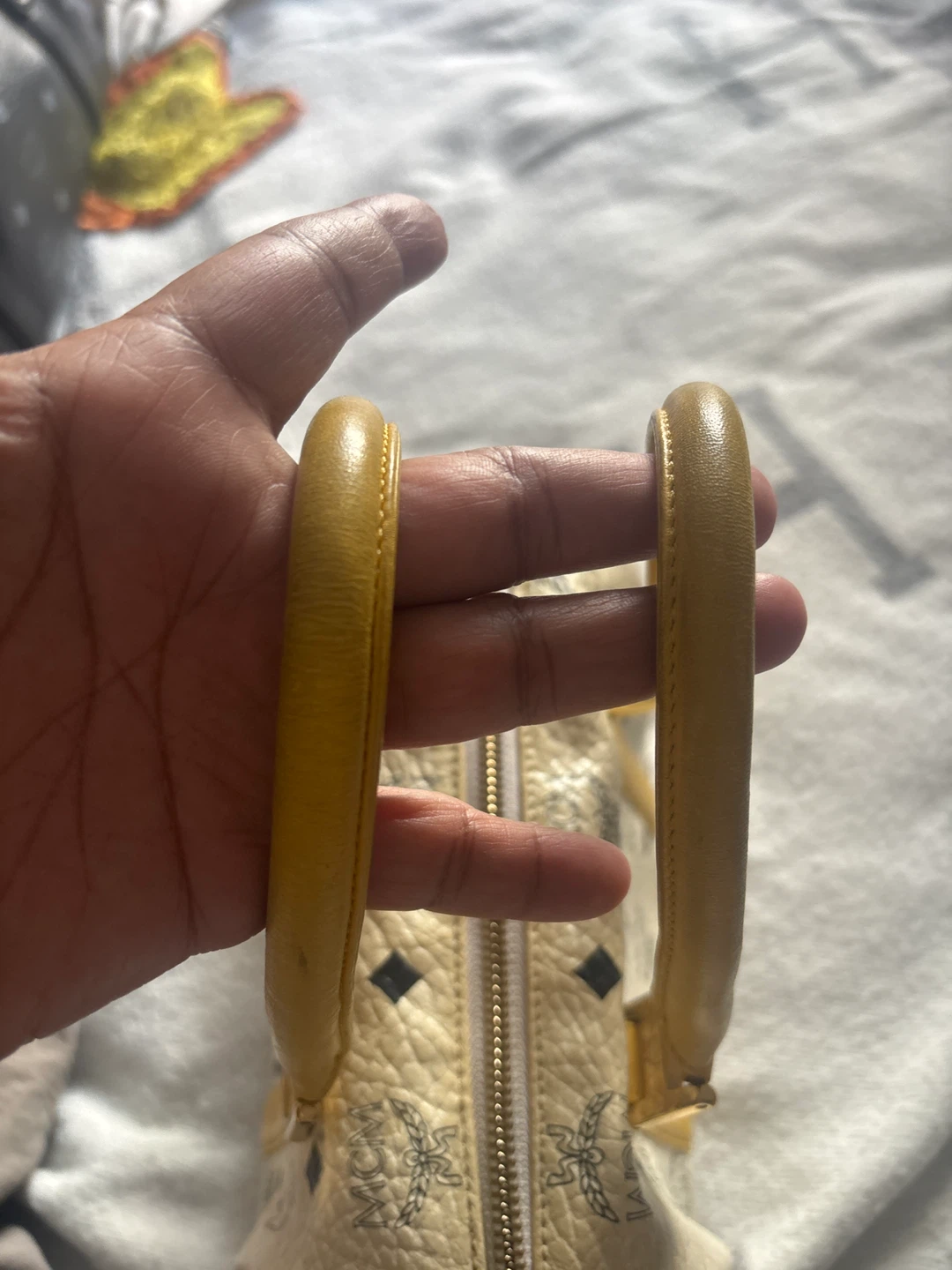 MCM Visetos Monogram Boston Bag - photo 5