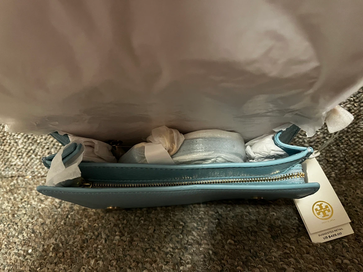 Tory Burch Blue Leather Bag - photo 5